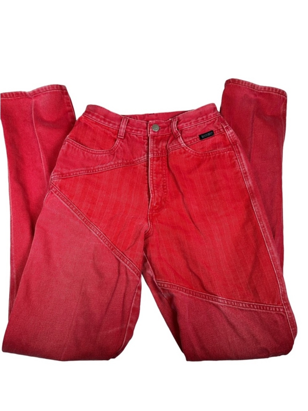 Rocky Mountain vintage 90s jeans red high rise western cowgirl bareback